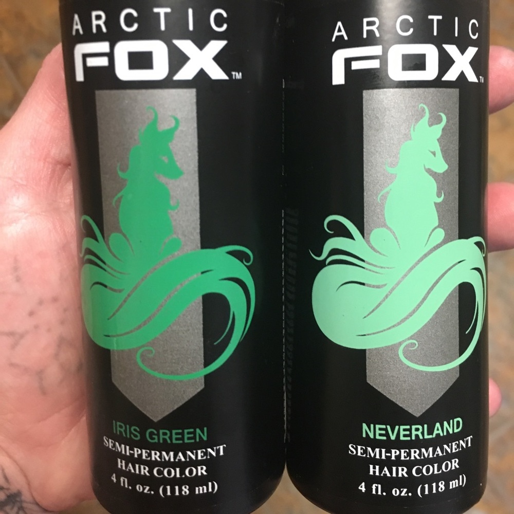 Arctic Fox brand semi-permanent hair dye